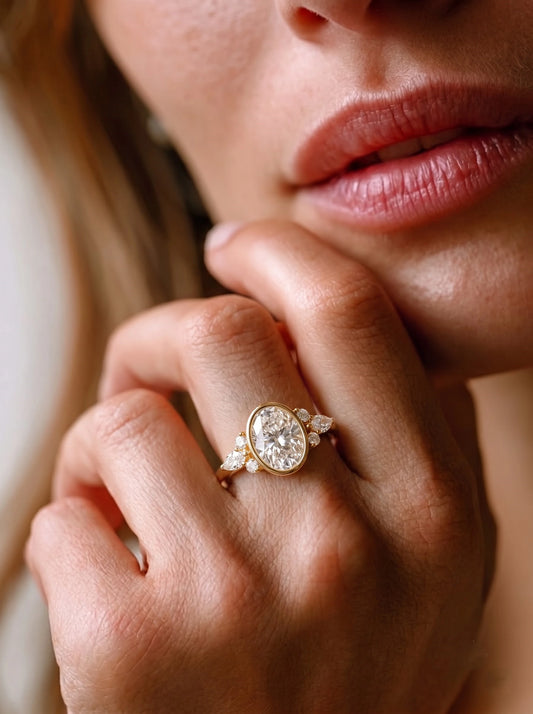 The Valerie Timeless Oval Cut Lab-Grown Diamond Ring