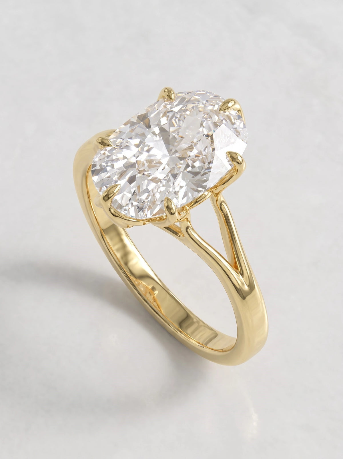 Cushion Cut Lab-Grown Diamond Romantic Solitaire Engagement Ring - View 6