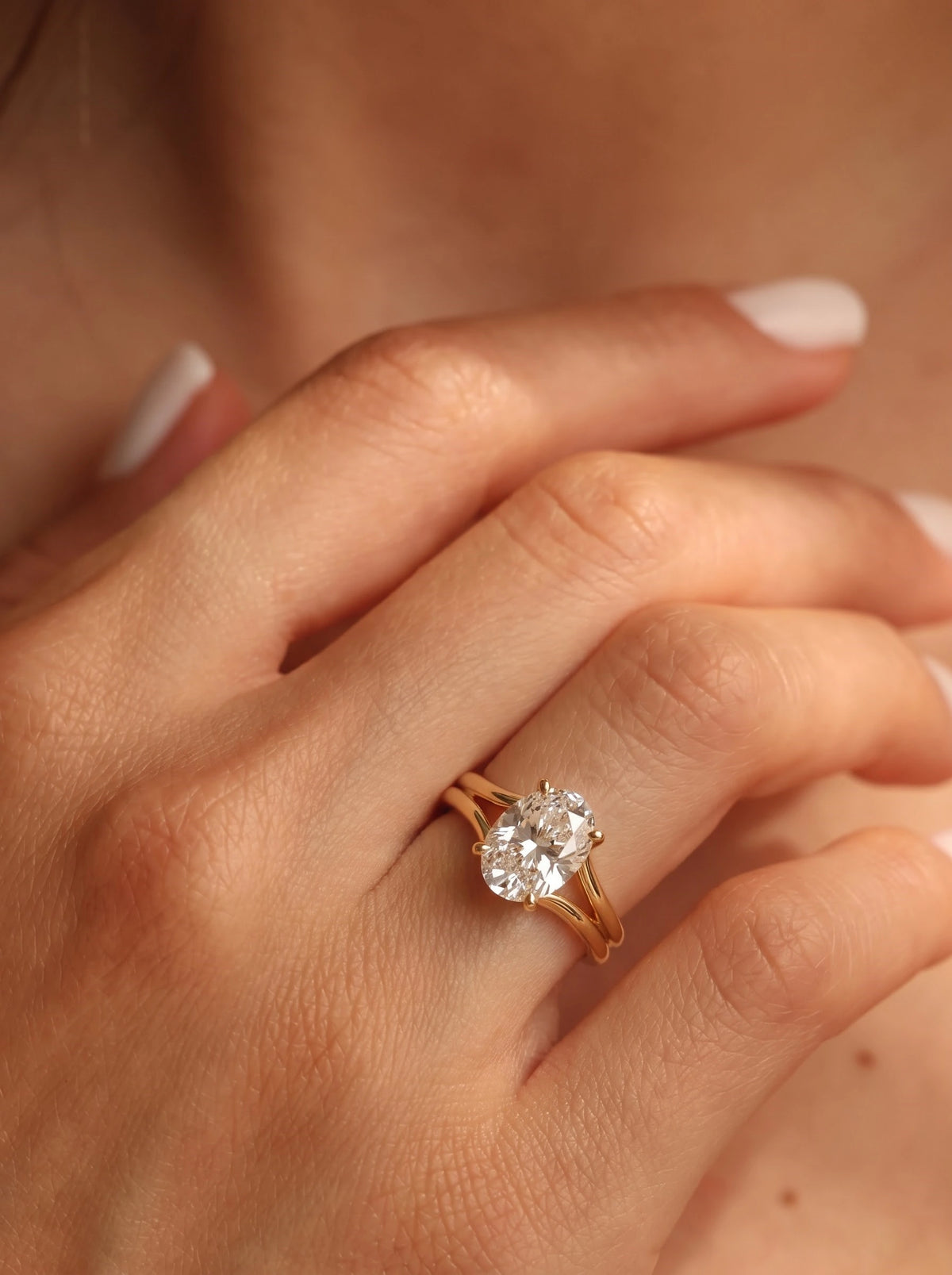 Cushion Cut Lab Grown Diamond Solitaire Engagement Ring
