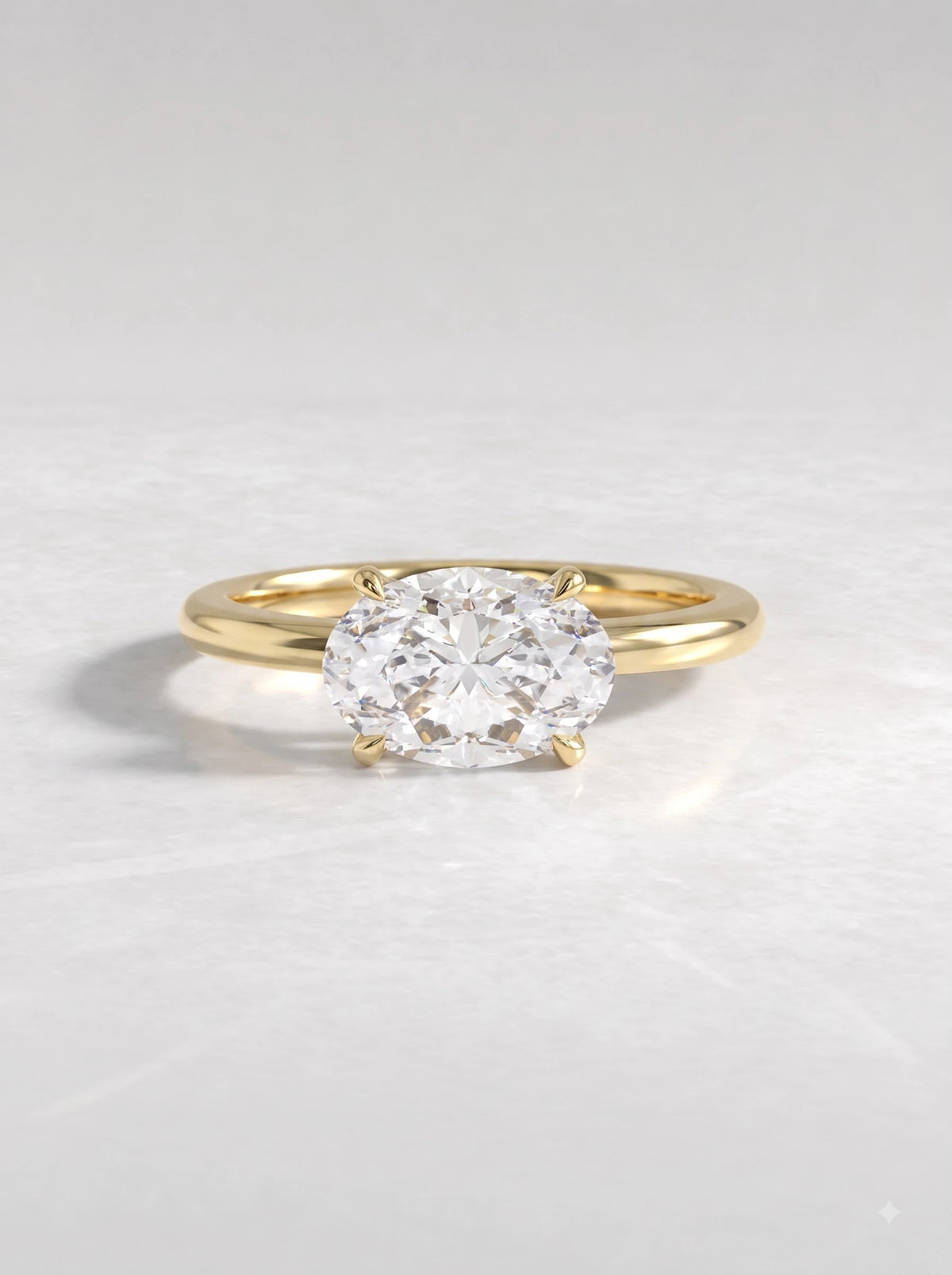 Heirloom Solitaire Oval Cut Lab-Grown Diamond Engagement Ring