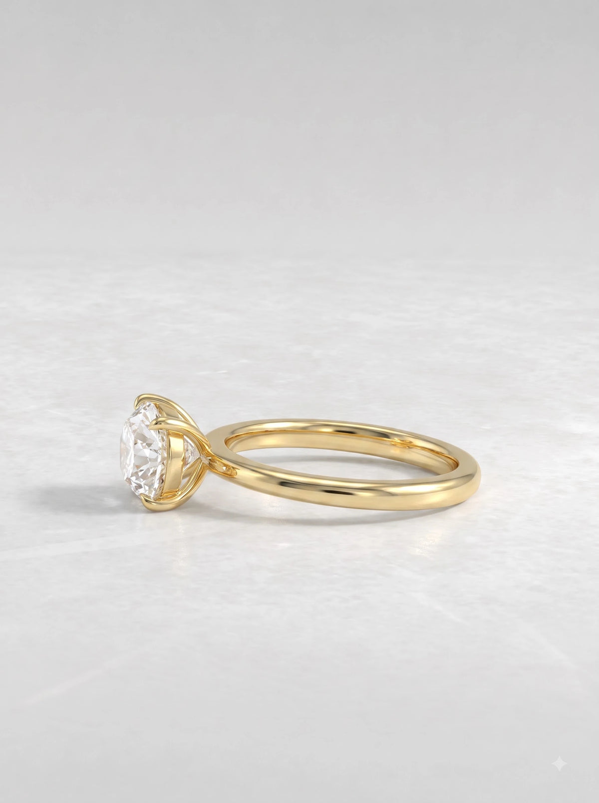 Heirloom Solitaire Oval Cut Lab-Grown Diamond Engagement Ring - View 4