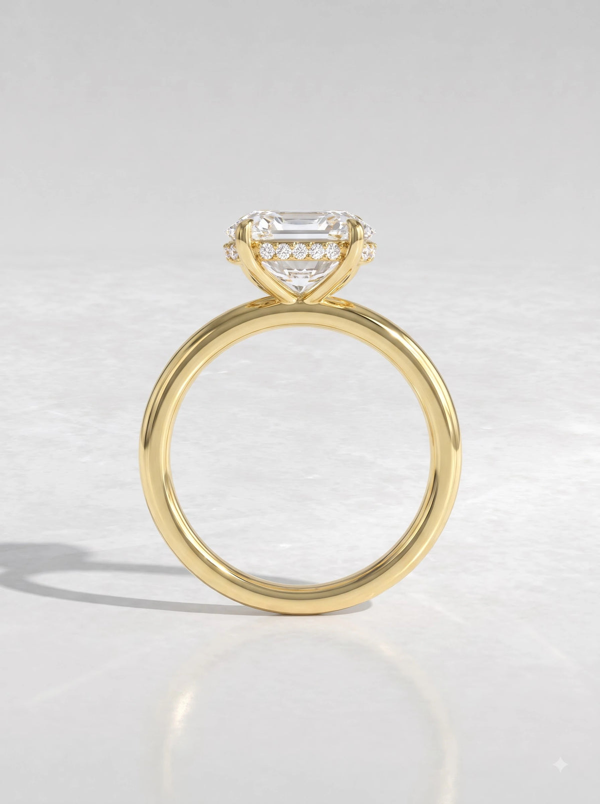 Heirloom Solitaire Oval Cut Lab-Grown Diamond Engagement Ring - View 6