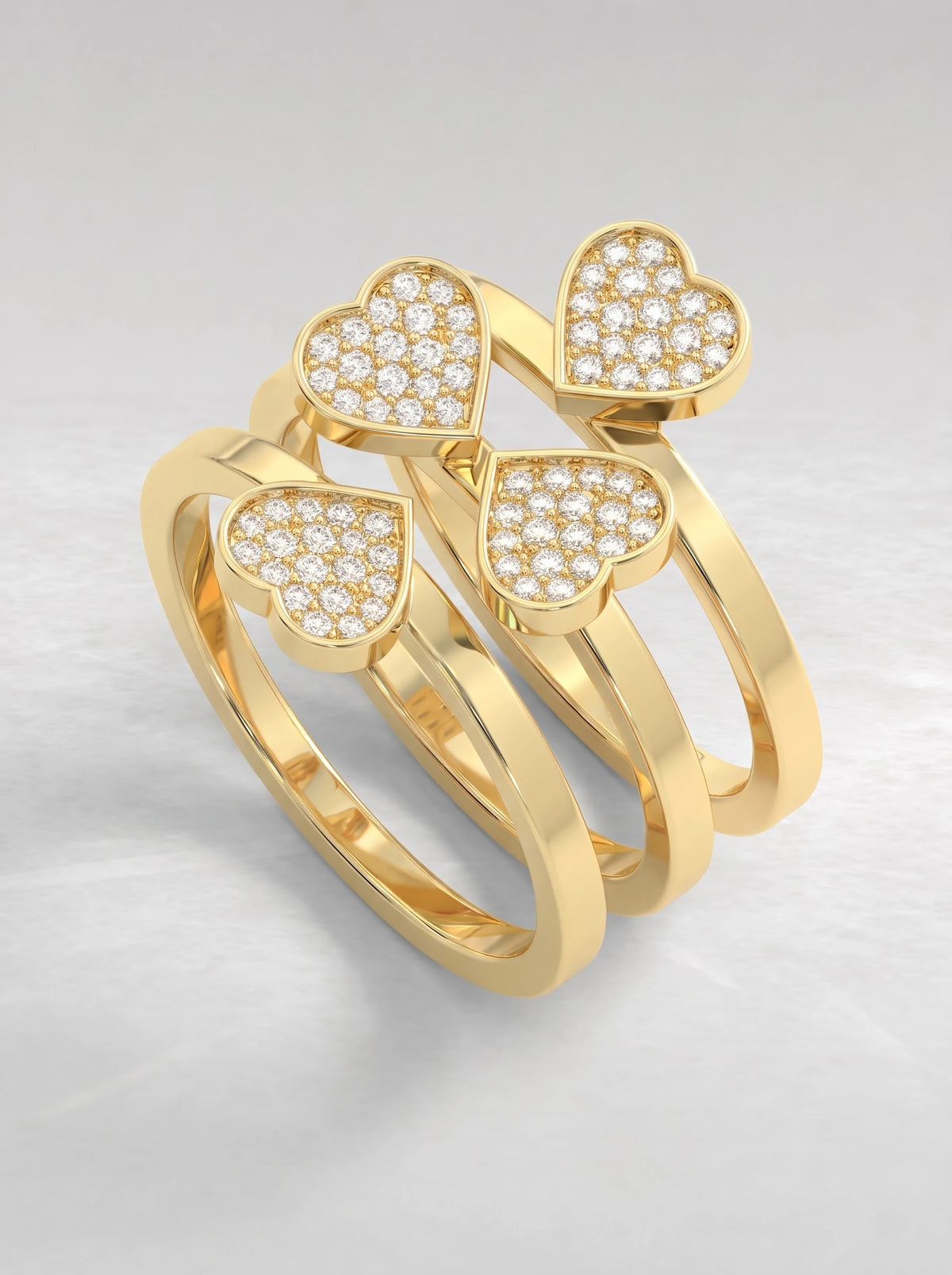 The Colette Lab-Grown Diamond Nature Inspire Hidden Halo Engagement Ring - View 8