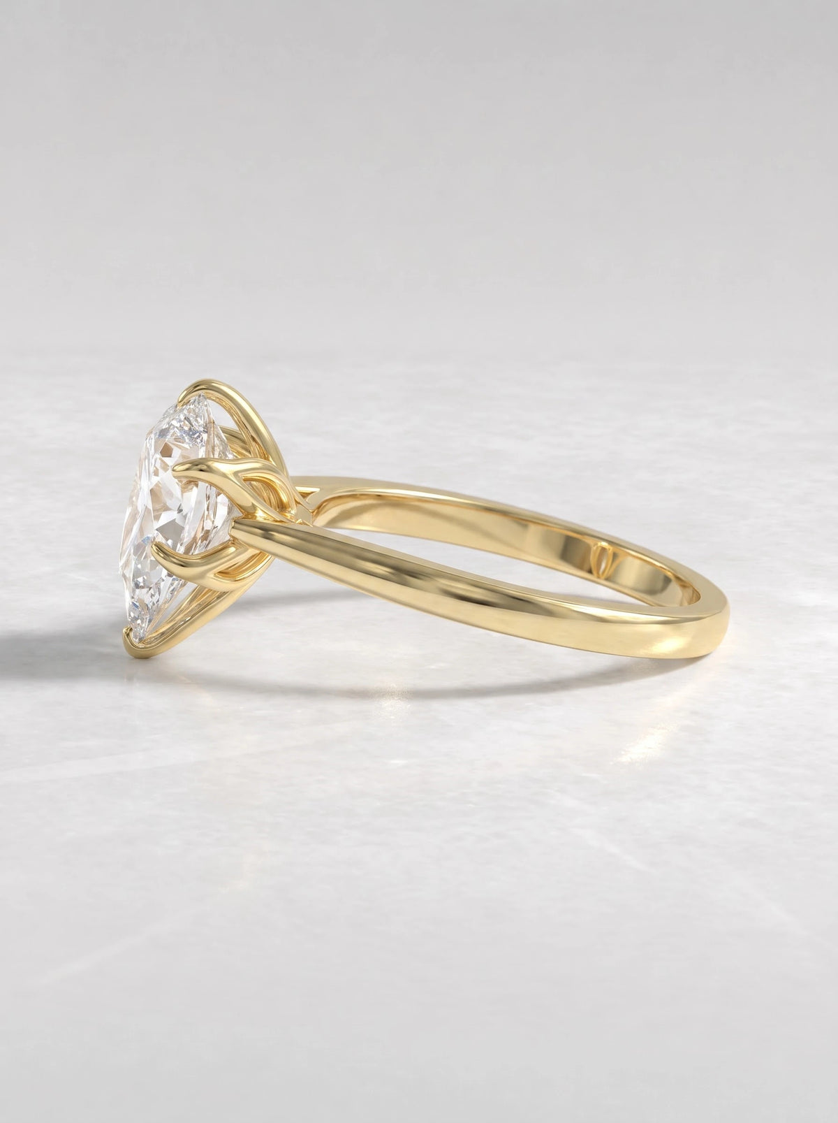 The Madeleine Refined Pear Cut Lab-Grown Diamond Ring - View 4