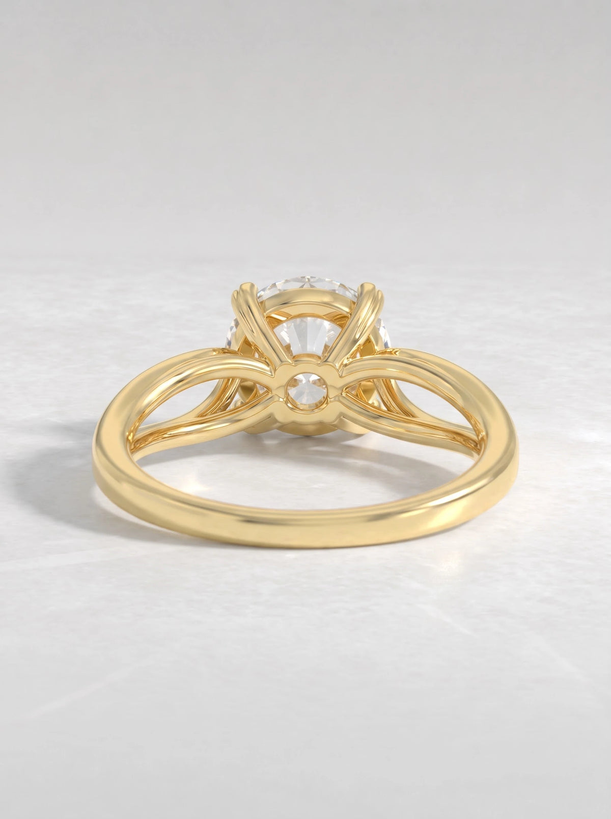 The Margot Romantic Round Cut Lab-Grown Diamond Ring - View 5