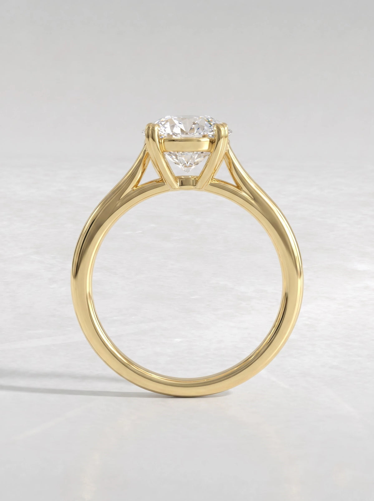 The Margot Romantic Round Cut Lab-Grown Diamond Ring - View 6