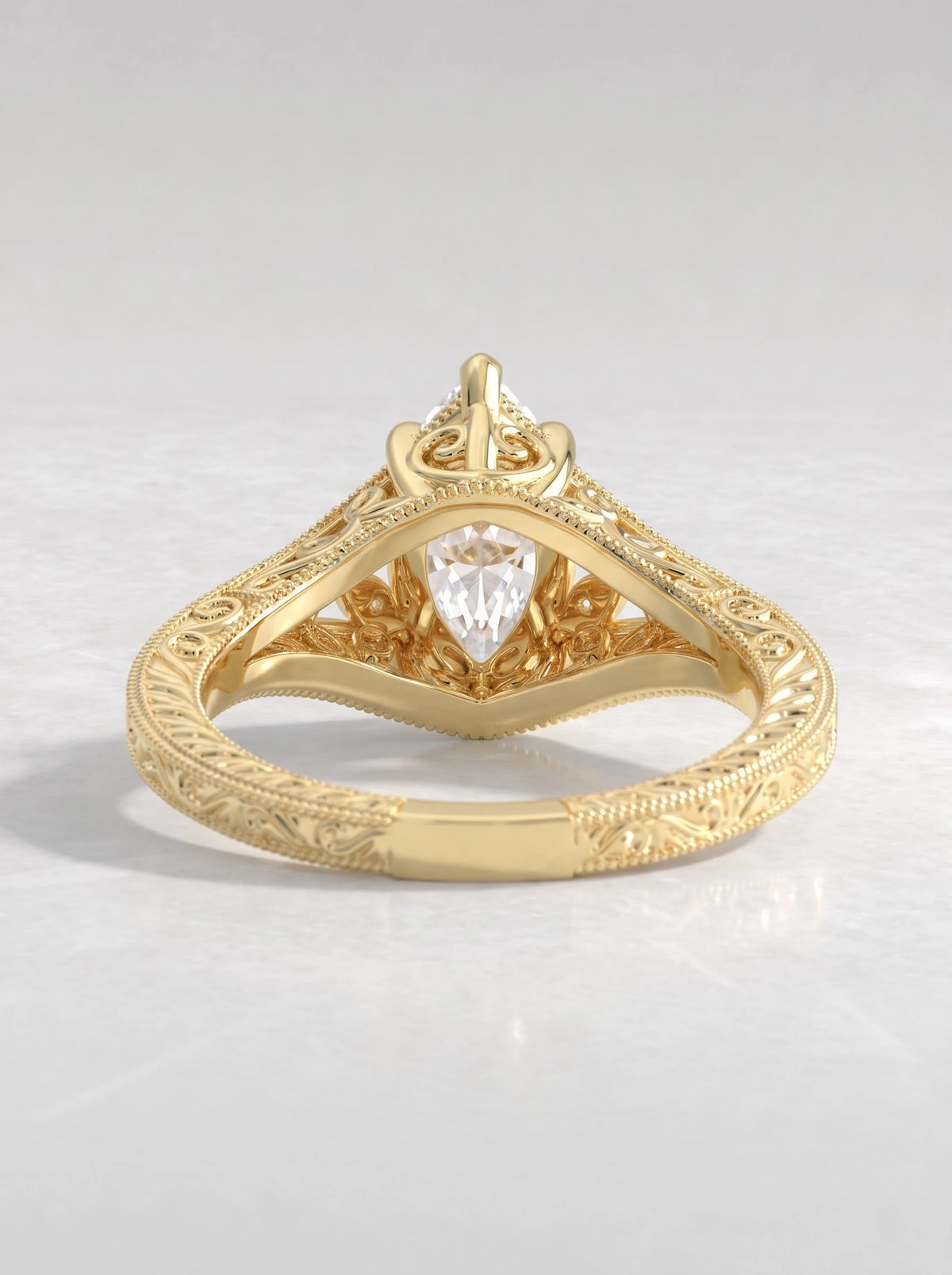 The Sylvie Classic Marquise Cut Lab-Grown Diamond Ring - View 5