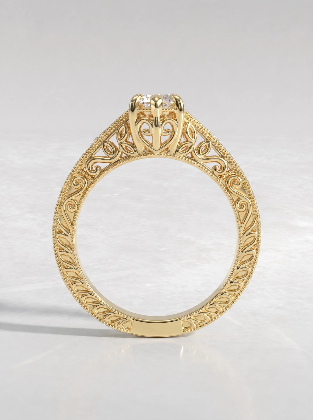The Sylvie Classic Marquise Cut Lab-Grown Diamond Ring - View 6