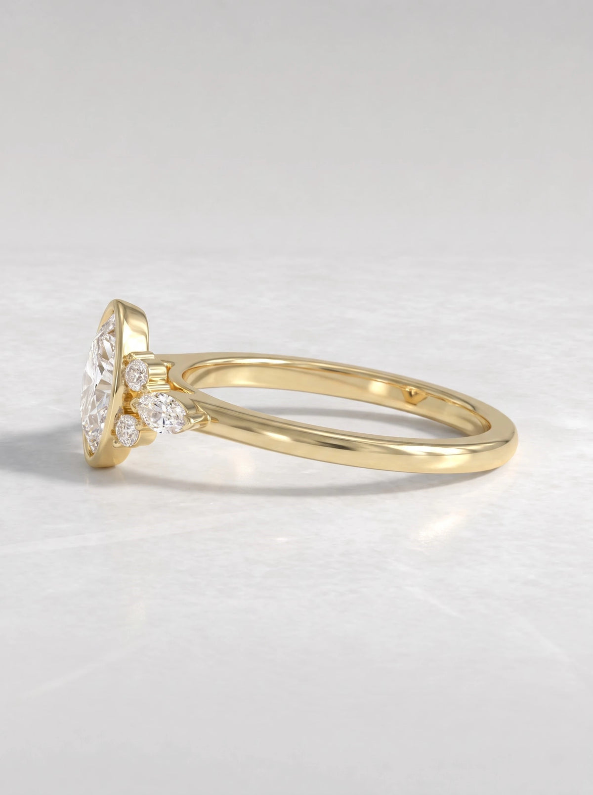 The Valerie Timeless Oval Cut Lab-Grown Diamond Ring - View 4