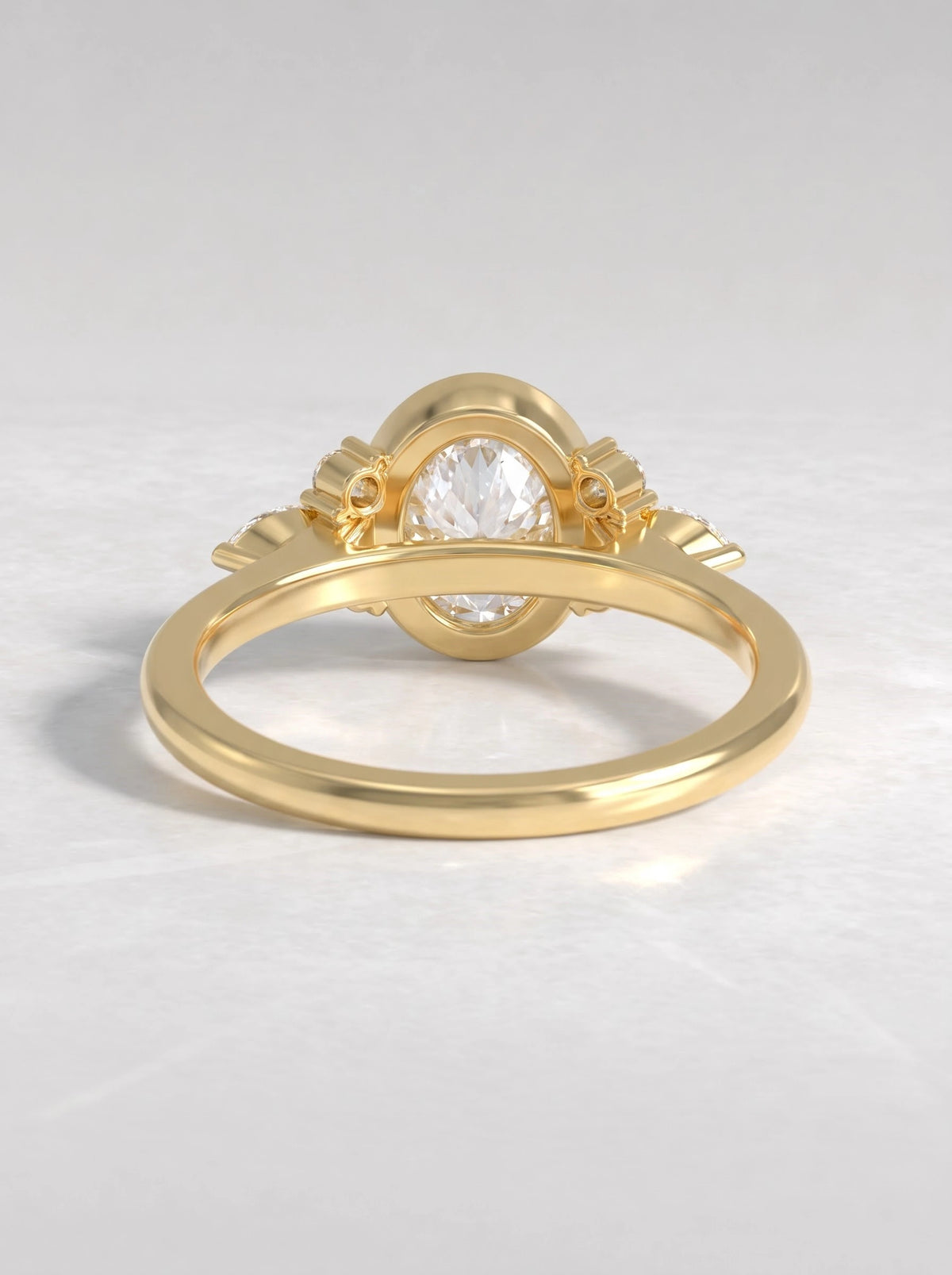 The Valerie Timeless Oval Cut Lab-Grown Diamond Ring - View 5
