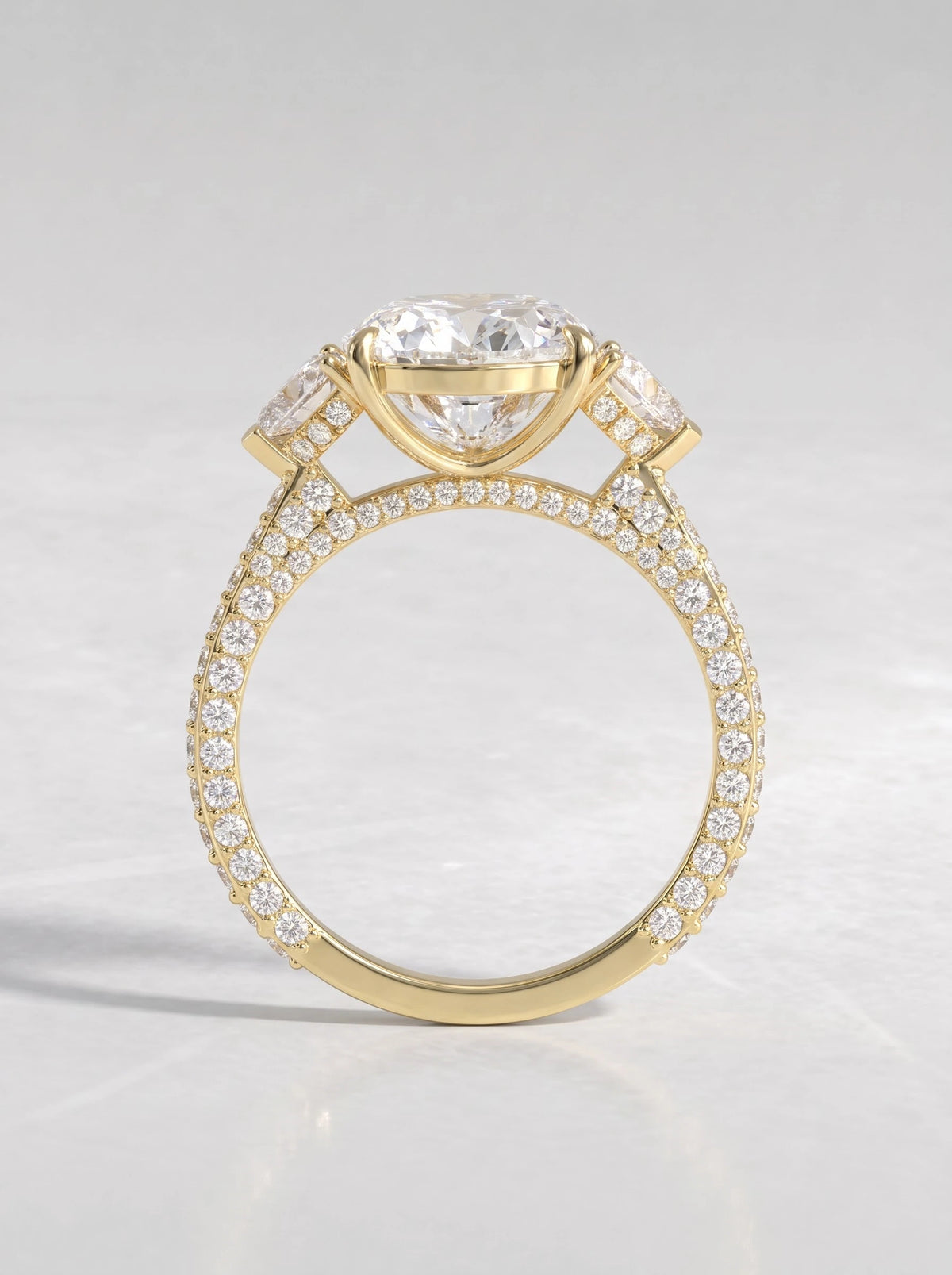 The Valerie Timeless Pear Cut Lab-Grown Diamond Ring - View 6