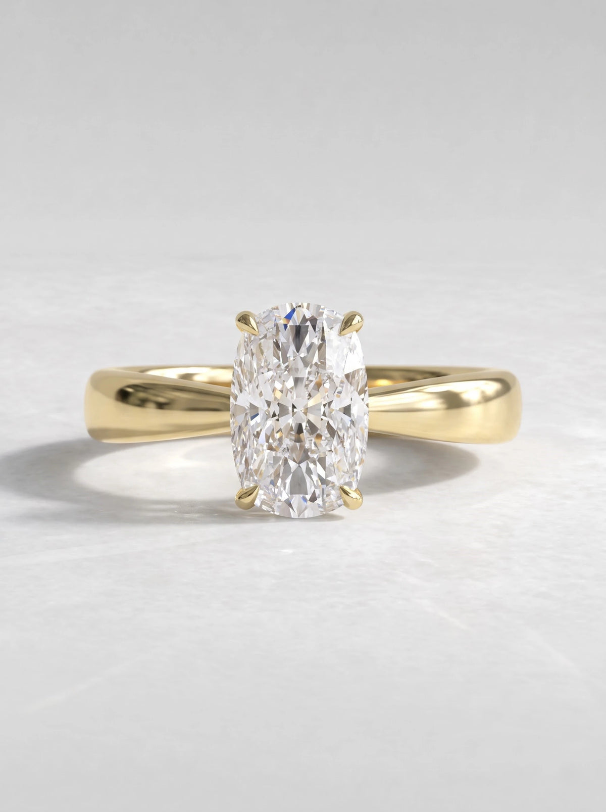 The Valerie Vintage-Inspired Cushion Cut Lab-Grown Diamond Ring