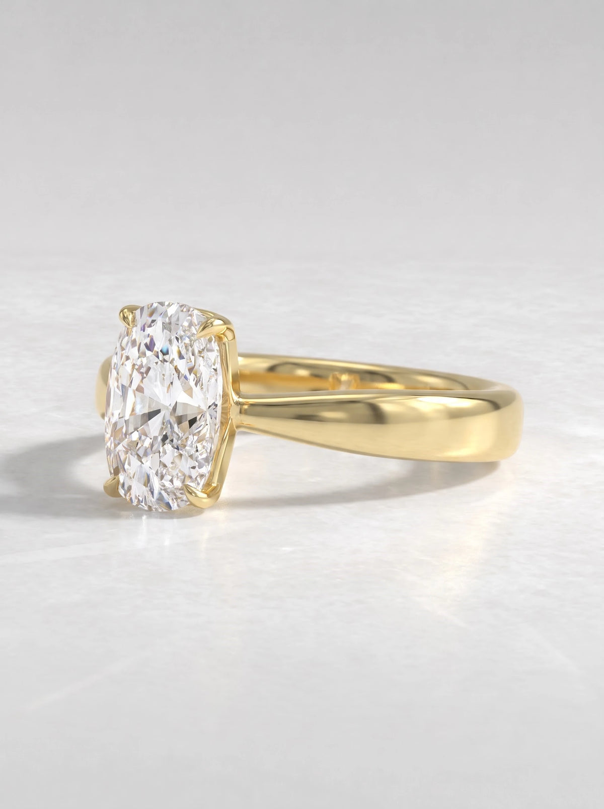 The Valerie Vintage-Inspired Cushion Cut Lab-Grown Diamond Ring - View 2