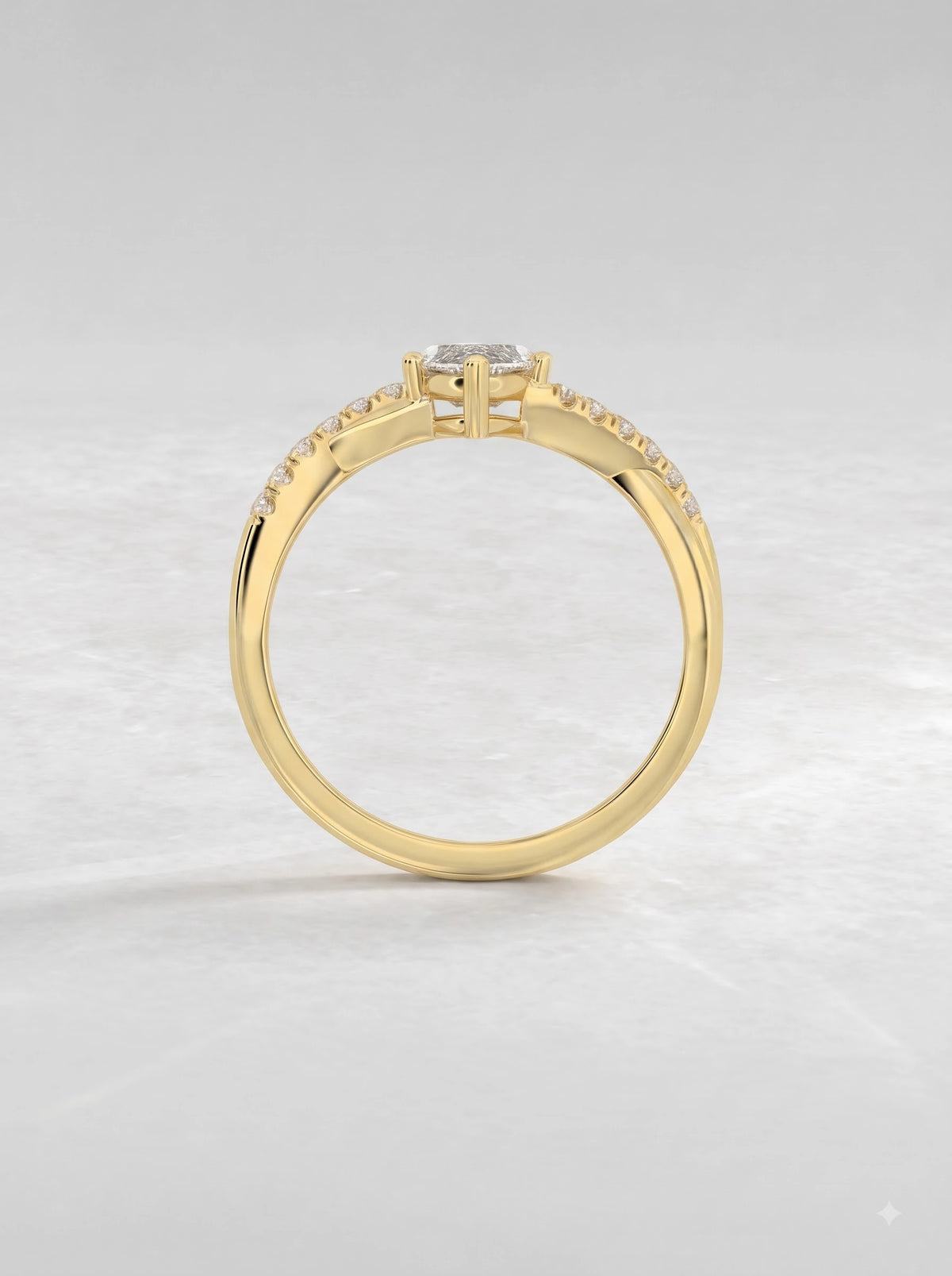 The Vivienne Graceful Marquise Cut Lab-Grown Diamond Ring - View 5