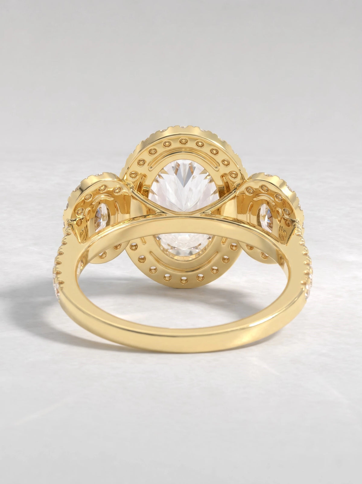 The Vivienne Graceful Oval Cut Lab-Grown Diamond Ring - View 5