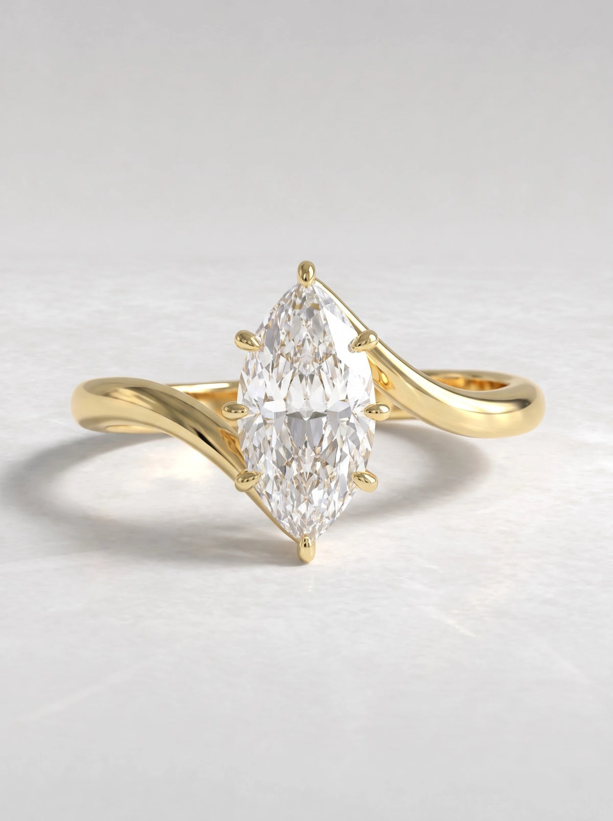 The Vivienne Poetic Marquise Cut Lab-Grown Diamond Ring